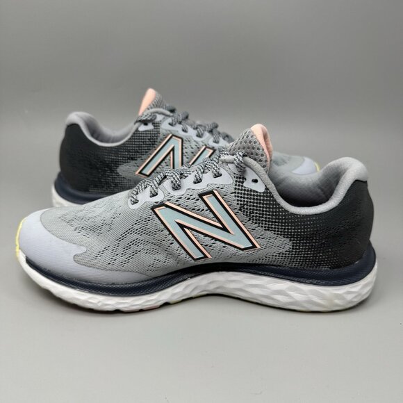New Balance Women's 680 Running Shoe Logwood/Ocean Gray Size US 8.5 Sneakers - Picture 2 of 9